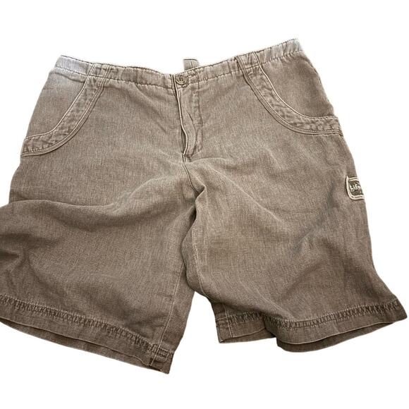 Life is Good Gray Washed Shorts, 100% Cotton, Women's Size Small - Picture 1 of 6